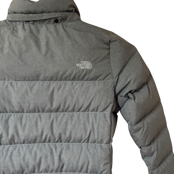 The North Face Down Jacket Women's Size Small Gray Puffer Quilted - Picture 5 of 7
